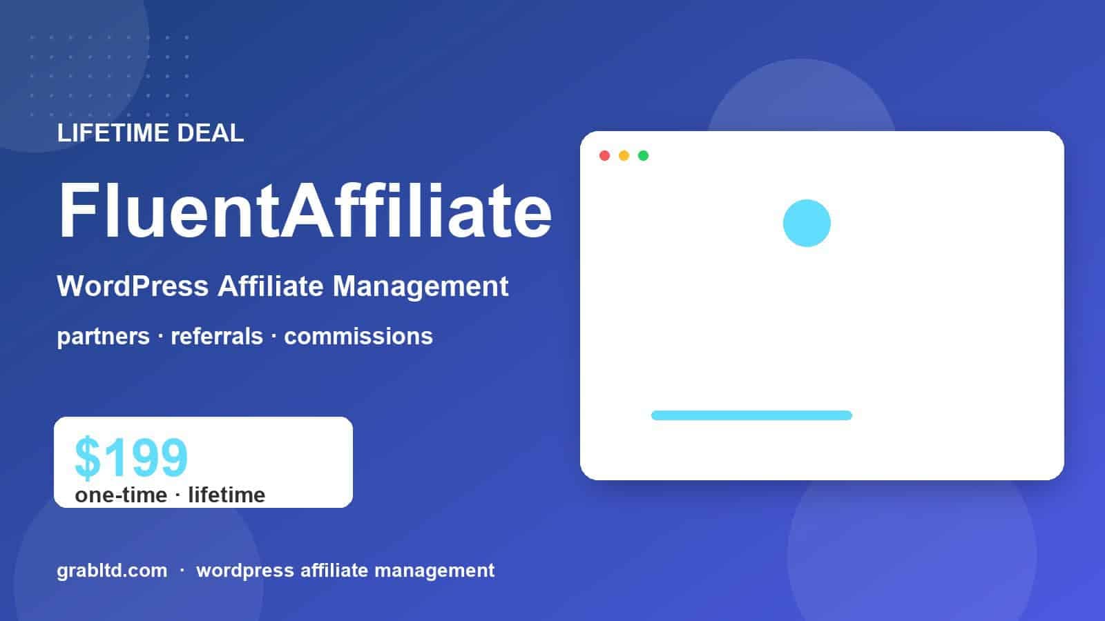 FluentAffiliate Lifetime Deal | WordPress Affiliate Management