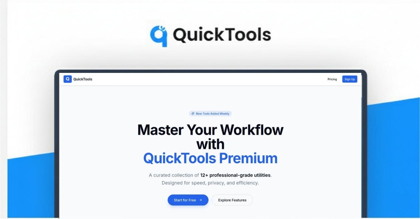 QuickTools Lifetime Deal | One browser hub for the 14+ utilities you keep needing