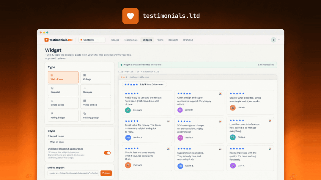 testimonials.ltd