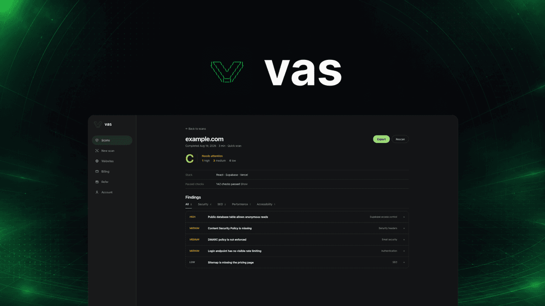 Vibe App Scanner