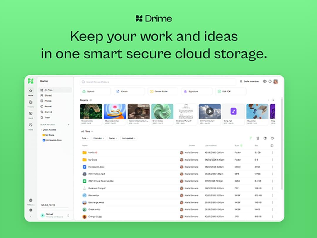 The 1TB Cloud Storage & File Transfer