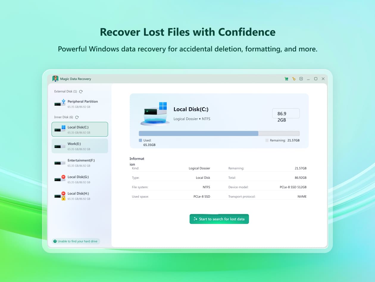 Magic Data Recovery Pro Edition
