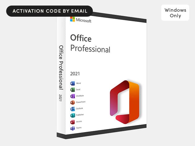 Microsoft Office Professional 2021 for Windows lifetime deal