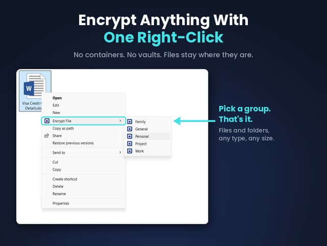 EncryptPro Personal Plan for Windows