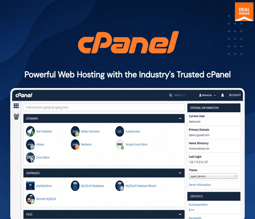 cPanel Web Hosting