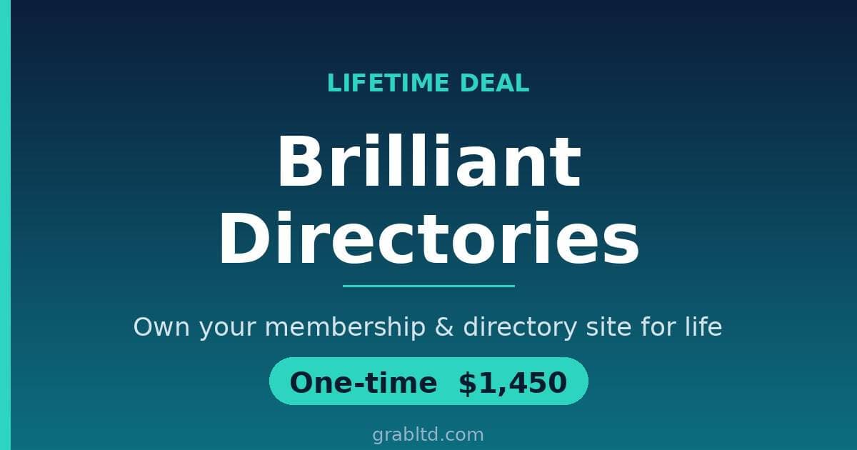 Brilliant Directories Lifetime Deal | Own Your Membership & Directory Site
