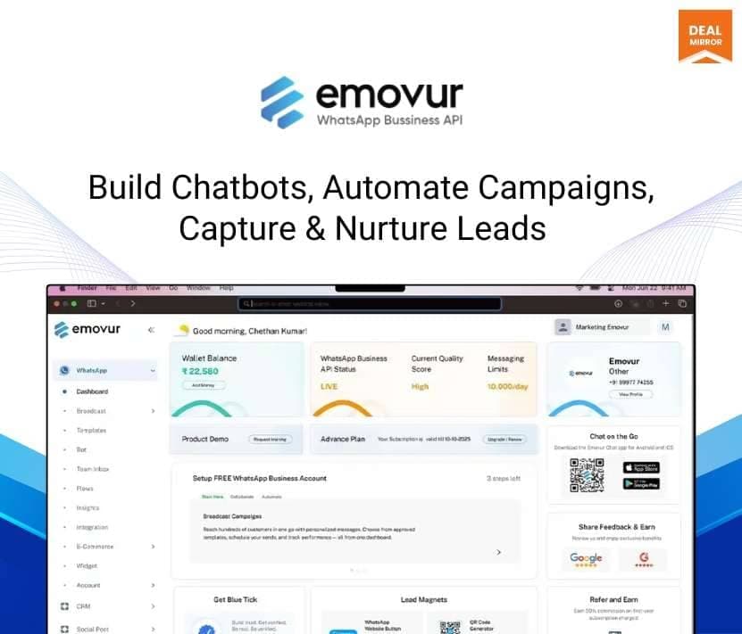 Emovur WhatsApp Business API