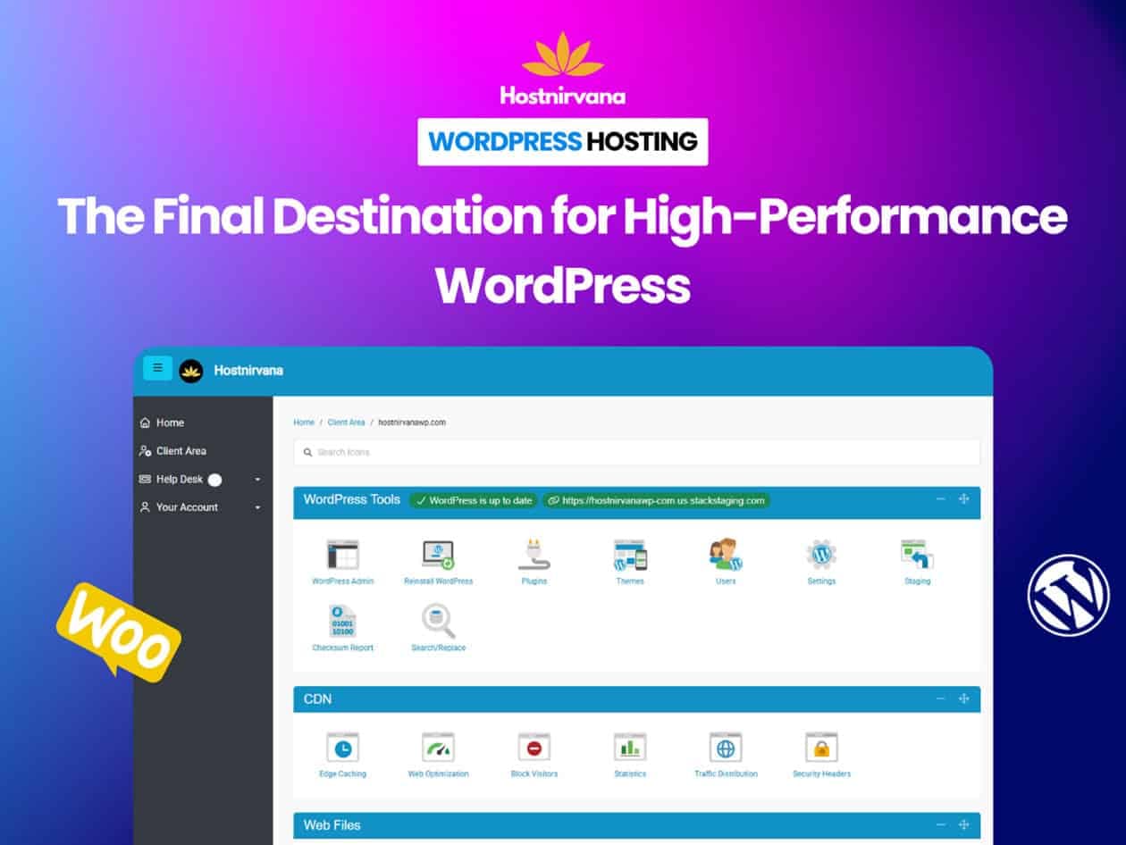 Hostnirvana WordPress Website Hosting