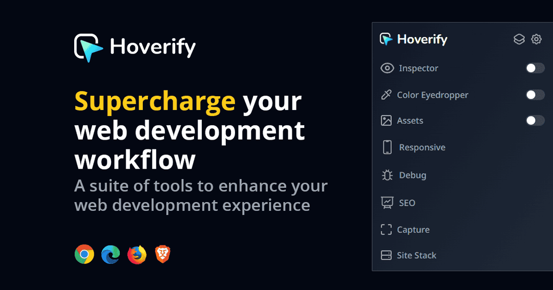 Hoverify Lifetime Deal | All-in-one Browser Extension for Web Developers