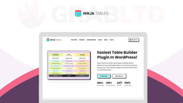 Ninja Tables