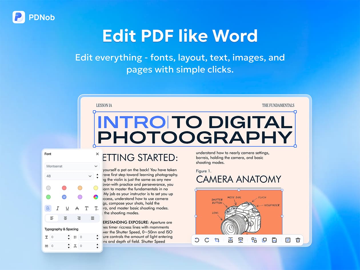 PDNob Pro PDF Editor