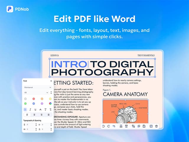 PDNob Pro PDF Editor