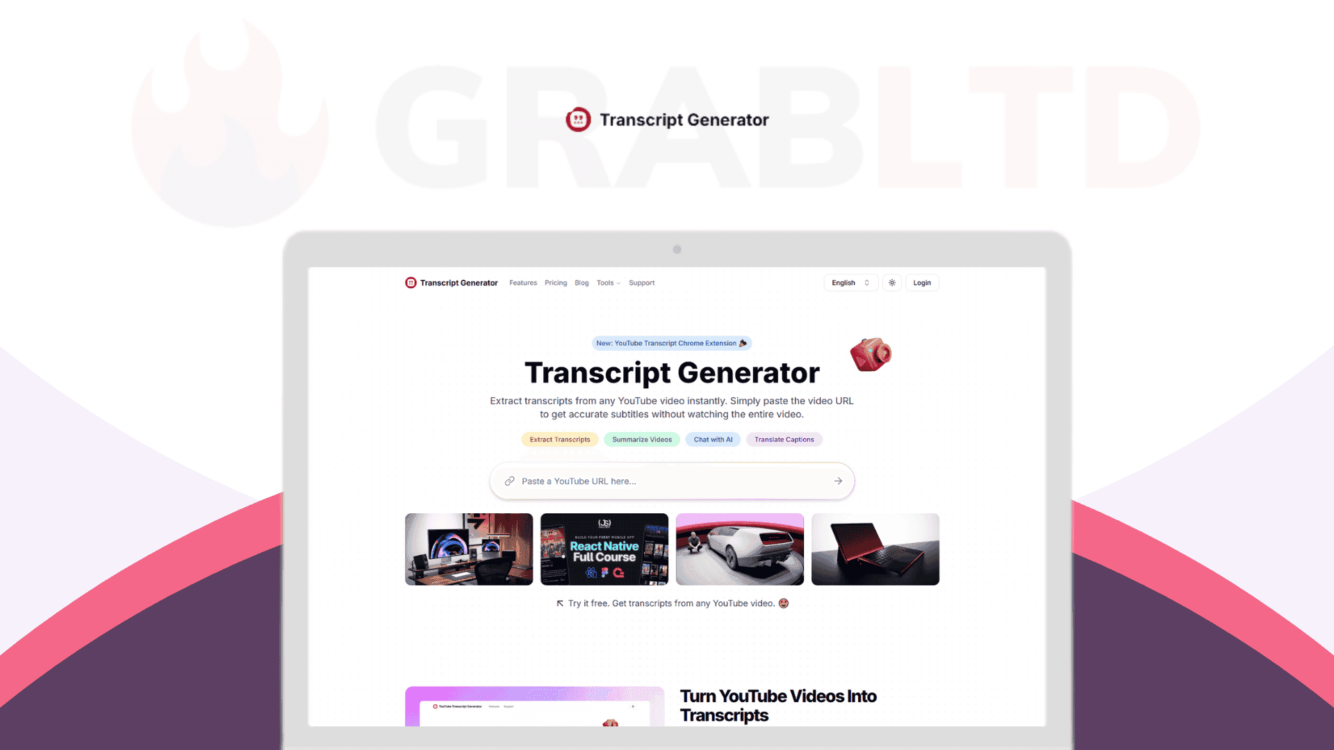 Transcript Generator
