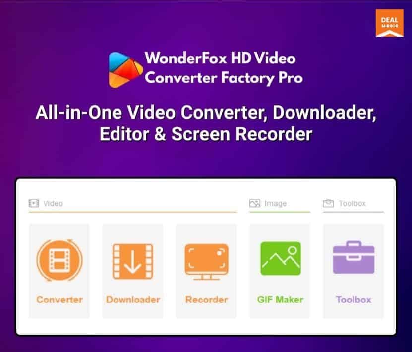 WonderFox HD Video Converter Factory Pro