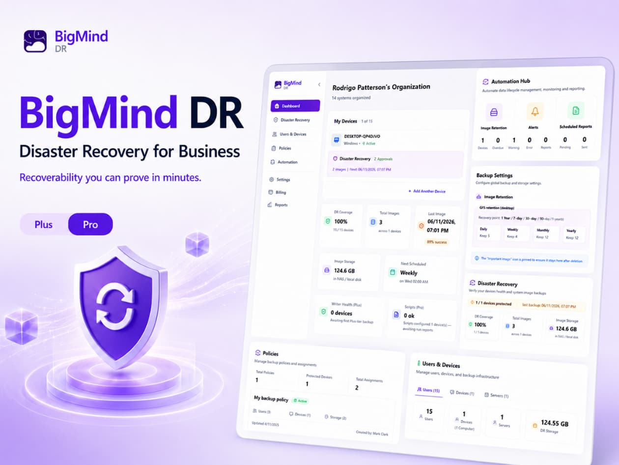 BigMind Data Recovery Pro Plan lifetime deal