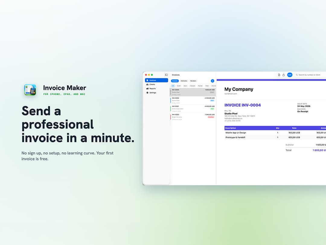 AI Invoice Maker