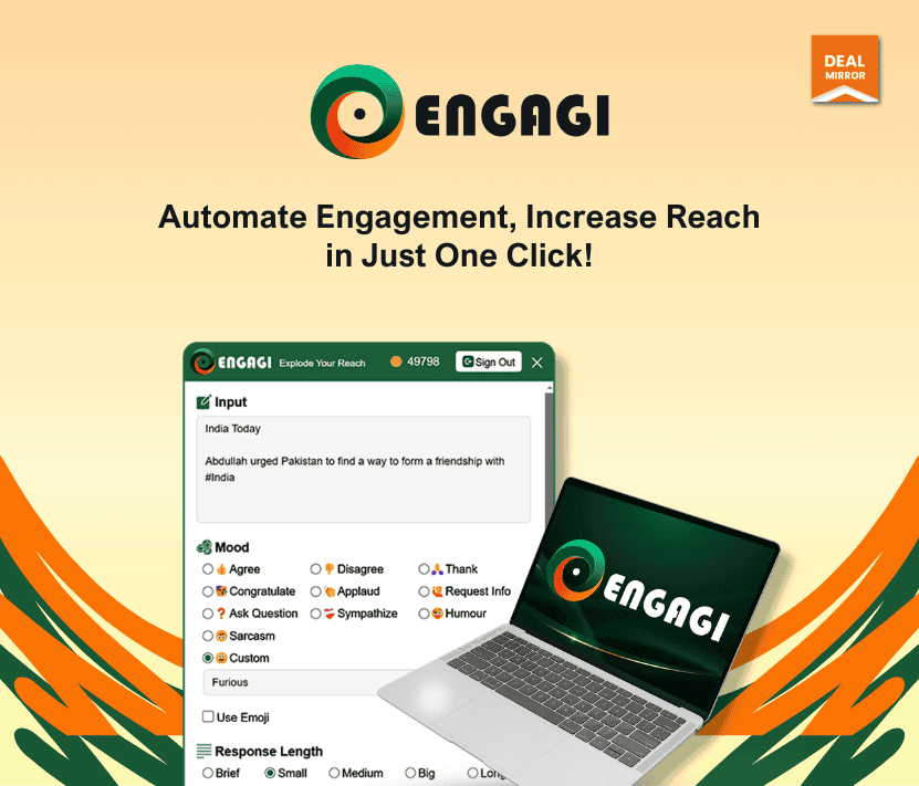 Grabltd logo displayed on engagement platform interface for automated outreach.