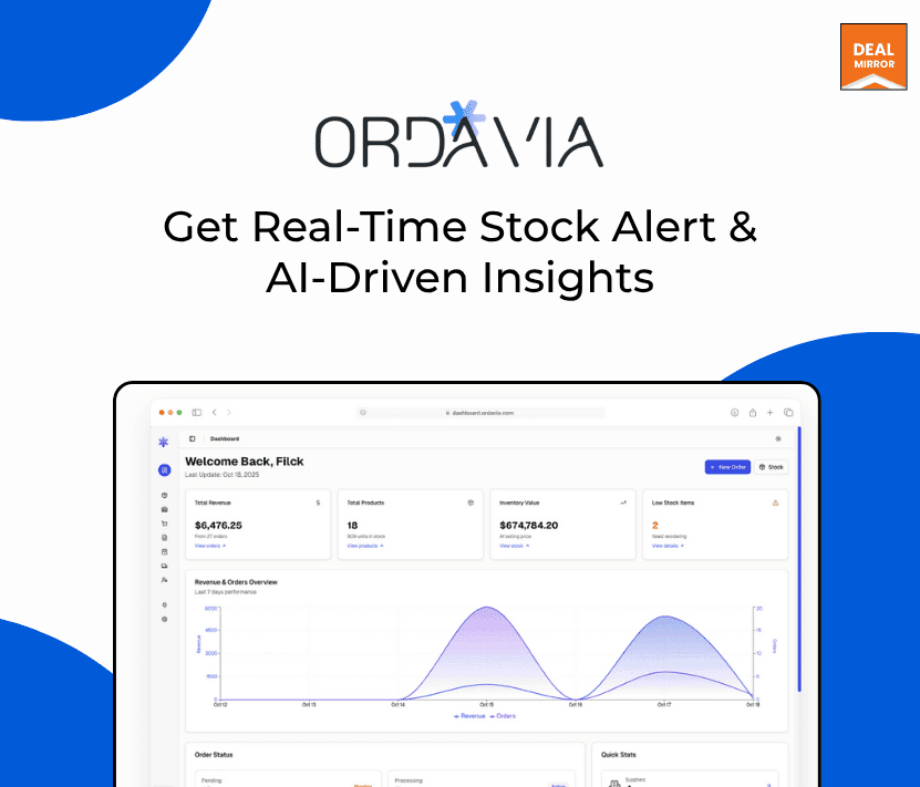 Ordavia — DealMirror lifetime deal