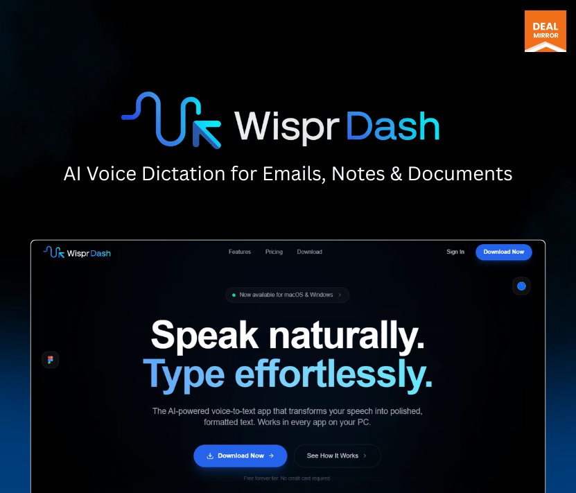 WisprDash — DealMirror lifetime deal